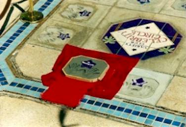 Al Harrington's handprints at King's Village