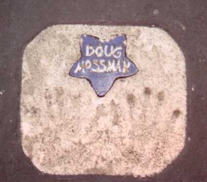 Doug Mossman's hand prints